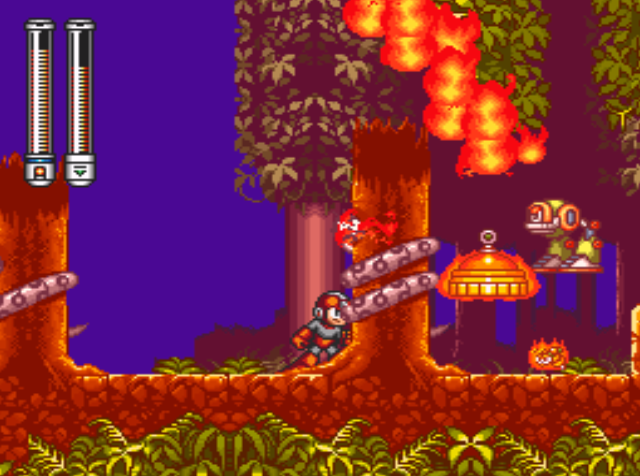 Mega Man 7 screenshot - Slash Man